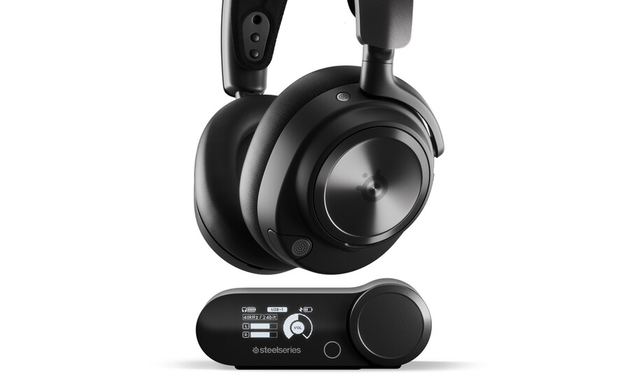 arctis nova pro trådløs til pc og playstation