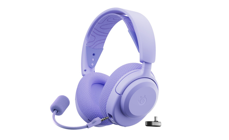 arctis nova 3p trådløs til playstation - lavendel