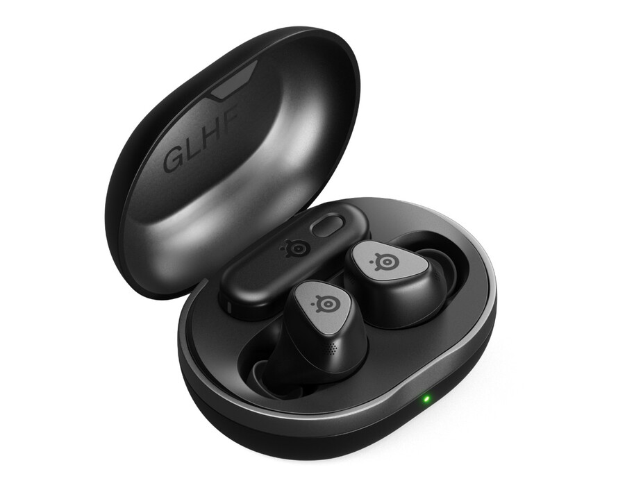 arctis gamebuds til playstation - plettet æske