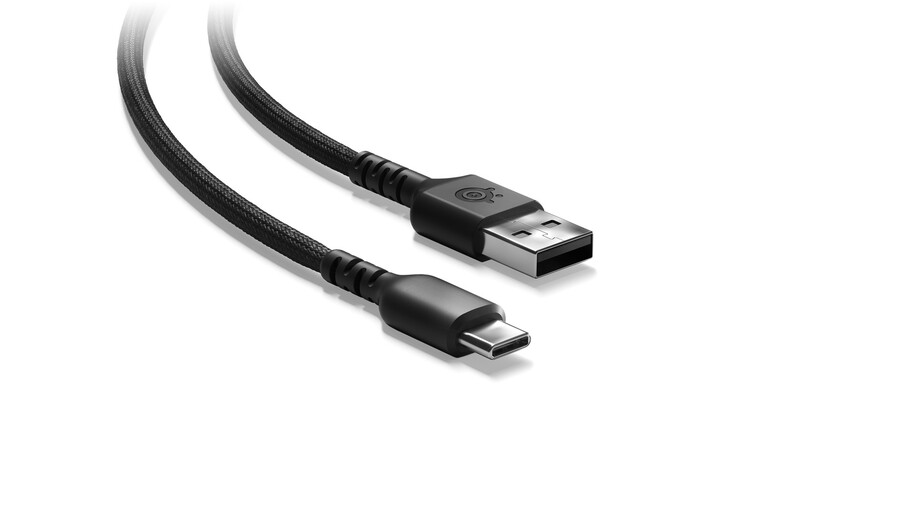 aerox 3 super mesh-kabel a til c - sort - 18 m
