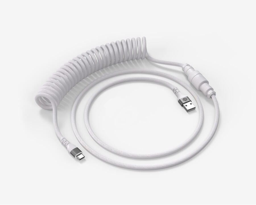 spiralkabel hvid