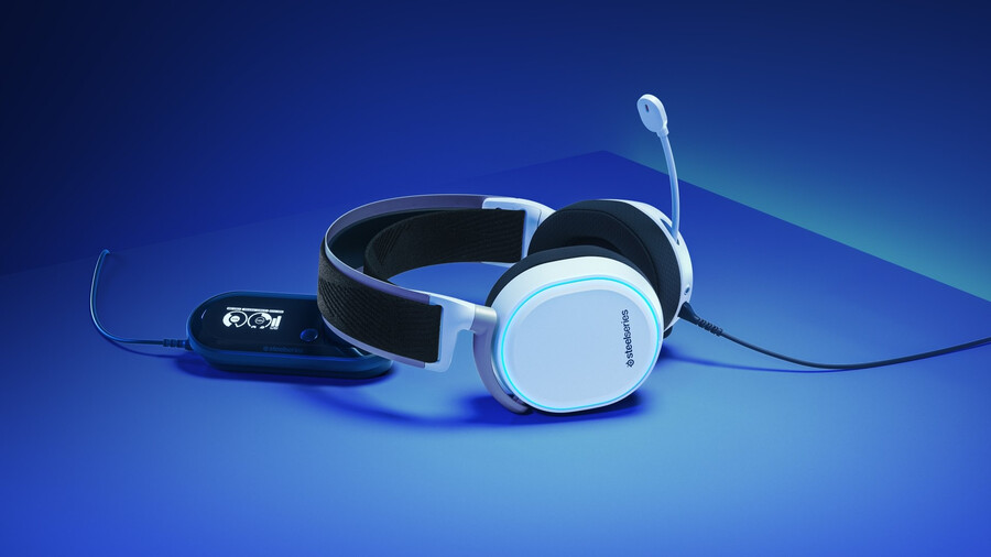 arctis pro gamedac hvid