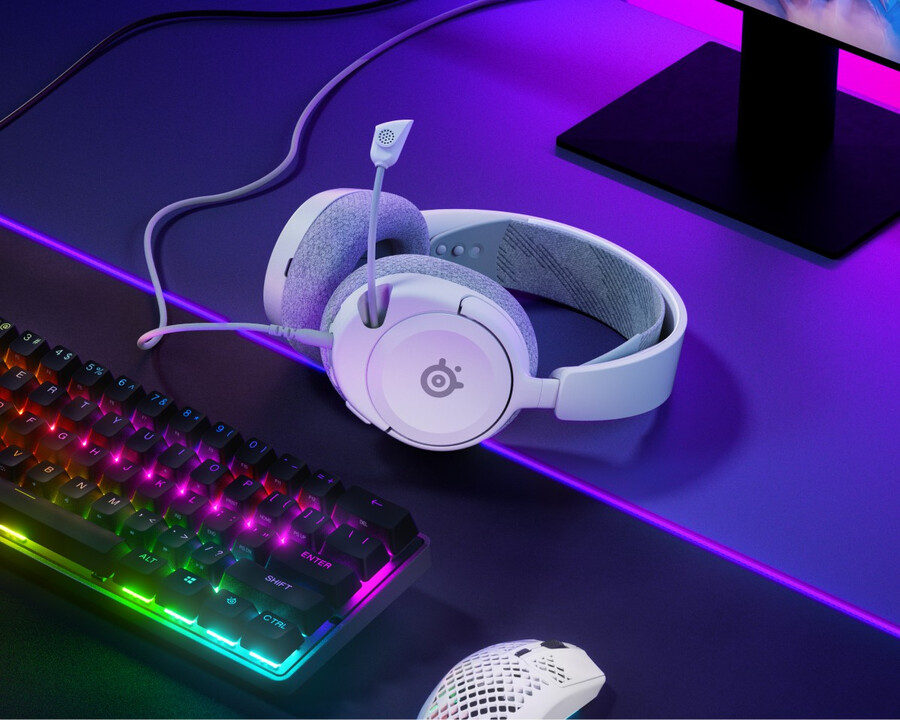 arctis nova 1 - hvid