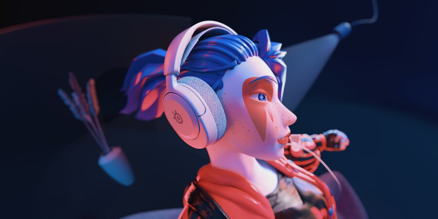 arctis nova 1 - hvid