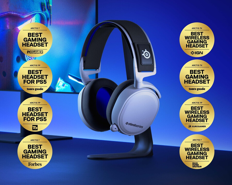 arctis 7p hvid